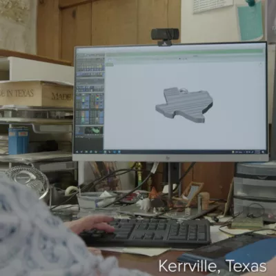 Enamel Texas Serape Charm 7 Enamel Texas Serape Charm - Image 5