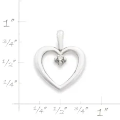 Heart With Diamond Pendant 7 Heart With Diamond Pendant -Fashion Accessories CM 1895 748377 rul