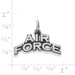 "Air Force" Charm -Fashion Accessories CM 1954 127819 rul