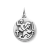 Round St. Christopher Medal Charm -Fashion Accessories CM 2037 110048