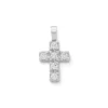 Petite Latin Cross Pendant With Diamonds -Fashion Accessories CM 2244 207753