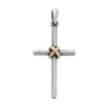 Forged Cross Pendant With Gold Wrap -Fashion Accessories CM 2251 284974