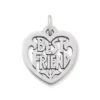 "Best Friend" Heart Charm -Fashion Accessories CM 3106 973170