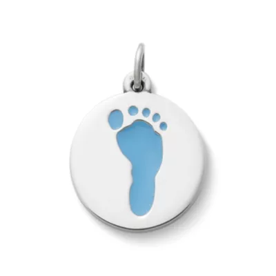 Enamel Footprint Charm 3 Enamel Footprint Charm