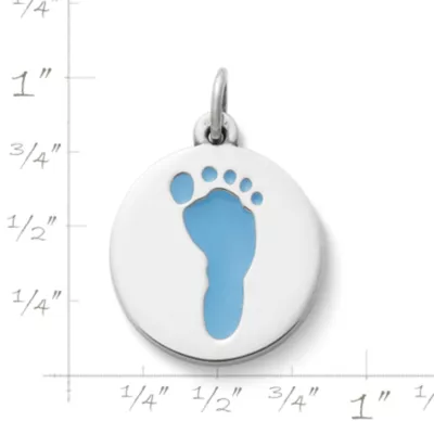 Enamel Footprint Charm 4 Enamel Footprint Charm - Image 2