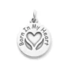 "Born In My Heart" Adoption Charm