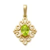 Scrolled Birthstone Pendant -Fashion Accessories CM 5538 578794