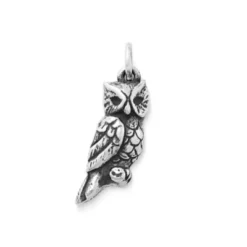 Sculpted Owl Charm