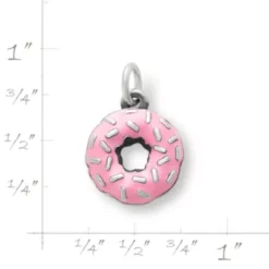 Enamel Frosted Donut Charm -Fashion Accessories CM 5692 868575 rul