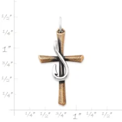 Fishers Of Men Sculpted Cross Pendant -Fashion Accessories CM 5799 465863 rul