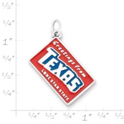 Enamel "Greetings From Texas" Charm -Fashion Accessories CM 5805 435696 rul