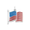 Enamel American Flag Charm -Fashion Accessories CM 5845 270875