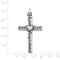 From The Heart Cross Pendant 9 From The Heart Cross Pendant -Fashion Accessories CM 5972 215159 rul