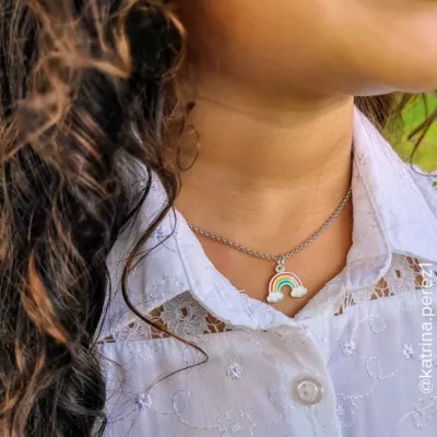 Enamel Rainbow Charm 5 Enamel Rainbow Charm - Image 3