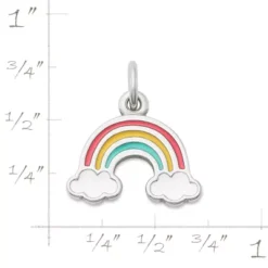 Enamel Rainbow Charm 10 Enamel Rainbow Charm -Fashion Accessories CM 5999 209694 rul