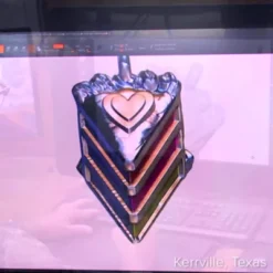 Enamel Layer Cake Charm -Fashion Accessories CM 6007 vid social