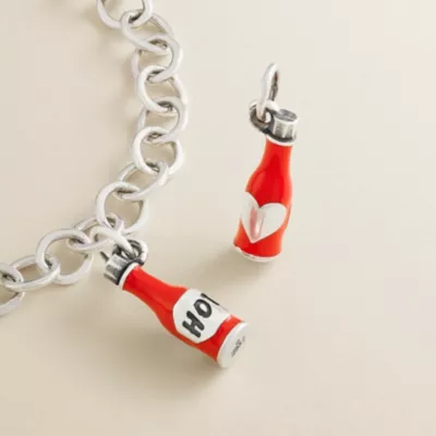 Enamel "Hot" Sauce Charm 5 Enamel "Hot" Sauce Charm - Image 3