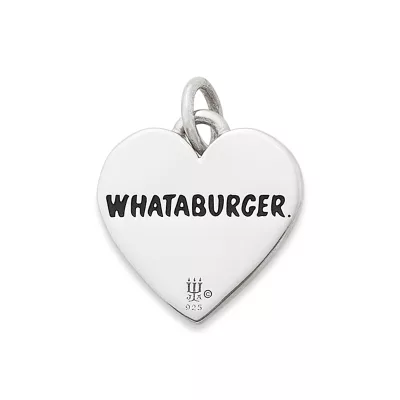 Enamel "Whataburger®" Heart Charm 4 Enamel "Whataburger®" Heart Charm - Image 2