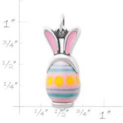 Enamel Bunny Ears Art Glass Charm -Fashion Accessories CM 6041 975672 rul