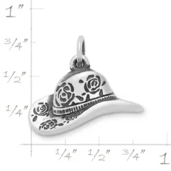 Floral Cowgirl Hat Charm -Fashion Accessories CM 6043 526272 rul