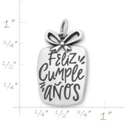 "Feliz Cumpleanos" Charm 7 "Feliz Cumpleanos" Charm -Fashion Accessories CM 6046 454289 rul