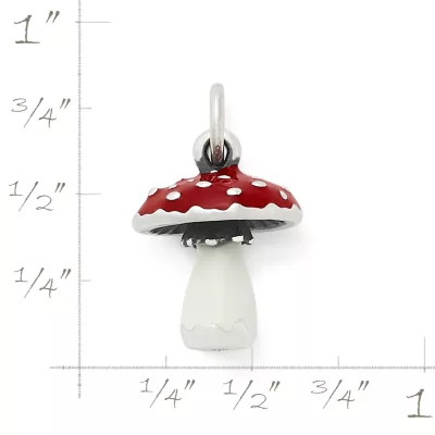 Enamel Mushroom Charm 5 Enamel Mushroom Charm - Image 3