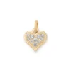 Delicate Pave Diamond Heart Pendant -Fashion Accessories CM 6060 436885
