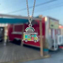 Enamel Taco Truck Charm 11 Enamel Taco Truck Charm -Fashion Accessories CM 6063 955370 IGC