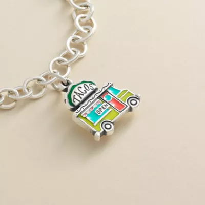 Enamel Taco Truck Charm 4 Enamel Taco Truck Charm - Image 2