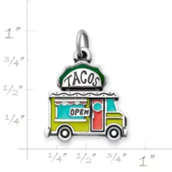 Enamel Taco Truck Charm 12 Enamel Taco Truck Charm -Fashion Accessories CM 6063 955370 rul