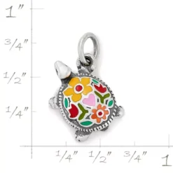 Enamel Festive Turtle Charm -Fashion Accessories CM 6072 161910 rul