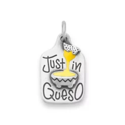 Enamel Just In Queso Charm