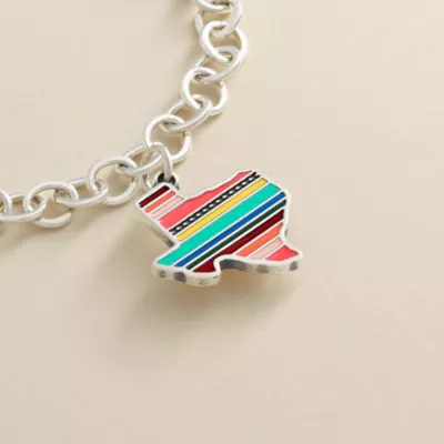 Enamel Texas Serape Charm 4 Enamel Texas Serape Charm - Image 2