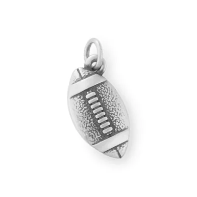 Engravable Football Charm 3 Engravable Football Charm