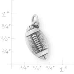 Engravable Football Charm 7 Engravable Football Charm -Fashion Accessories CM 6077 720522 rul