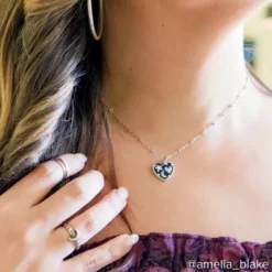 Enamel Written In The Stars Heart Charm 10 Enamel Written In The Stars Heart Charm -Fashion Accessories CM 6078 459914 IGC