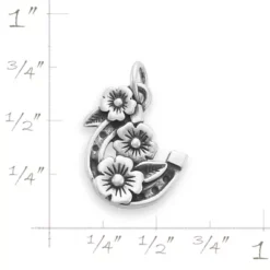Floral Horseshoe Charm -Fashion Accessories CM 6086 759284 rul