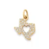 Pave Diamond Deep In The Heart Of Texas Pendant -Fashion Accessories CM 6127 336353