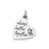 Always Better Together Heart Charm -Fashion Accessories CM 6136 543300