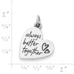 Always Better Together Heart Charm -Fashion Accessories CM 6136 543300 rul