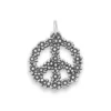 Floral Peace Sign Charm 1 Floral Peace Sign Charm -Fashion Accessories CM 6145 798585