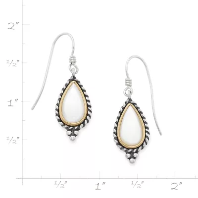 Alessandra Mother Of Pearl Drop Earrings 5 Alessandra Mother Of Pearl Drop Earrings - Image 3