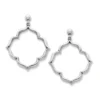 Venetian Frame Hoop Drop Earrings -Fashion Accessories EP 1757 112049