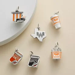 Enamel "Whataburger® Spicy" Ketchup Charm -Fashion Accessories Whataburger col